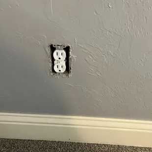 No outlet covers