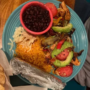 Chicken and Shrimp Fajitas