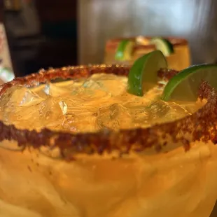 a close up of a margarita