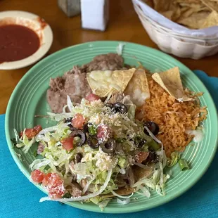 Luncheon Special (pork tostada)