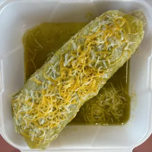 Smothered Carne Asada Burrito