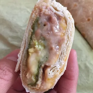 Chile relleno burrito