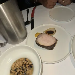 Squash Blossom Risotto Pork Loin Prime Rib
