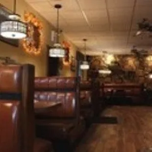 Booth Seating is available in Main Bar