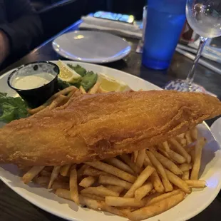 Fish special and fries