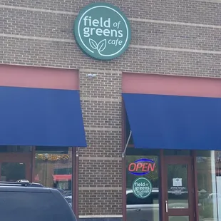 the front of the store