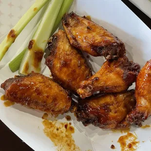 Bone in sticky Asian