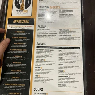 Menu as of Feb '24
