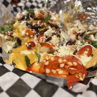 Ralley Nachos with chicken