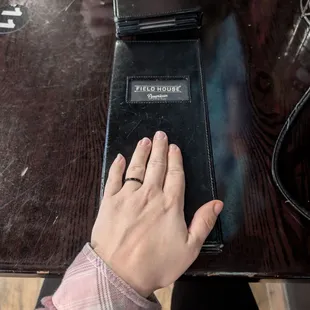 Size of menu