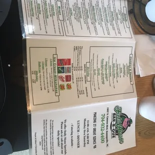 Outside of Menu