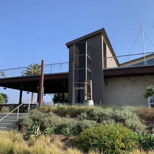 the outside of the building
