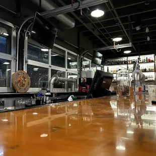 Clean bar and tasty drinks.