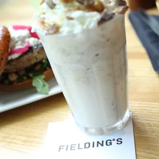 Sticky toffee pudding shake