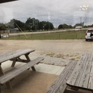 Outdoor dining area 10.30.22