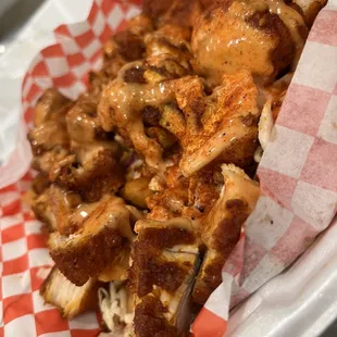 Log Fire. Loaded spicy fries!!