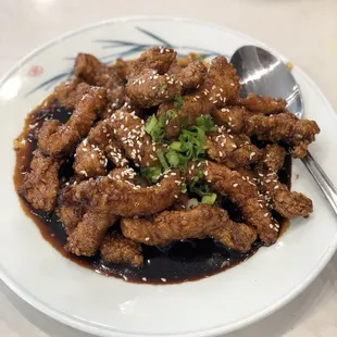 Sweet and sour pork tender