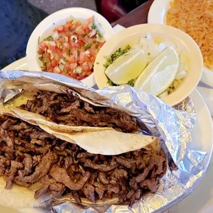  plate of mexican food