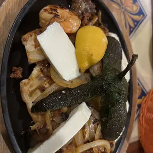 Trio fajitas