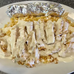 Pollo Con Queso