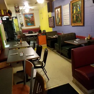 interior, sushi and sashimi