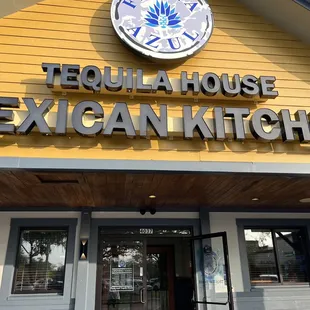 Nice looking restaurant on the outside located in a strip mall.