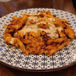 Cheesy chicken bowl