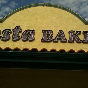 the front of the building