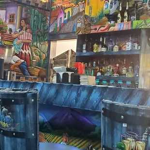 Bar area