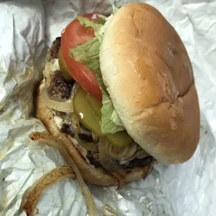 &quot;1/4 lb . Fiesta Cheeseburger&quot;