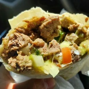 Carne asada burrito