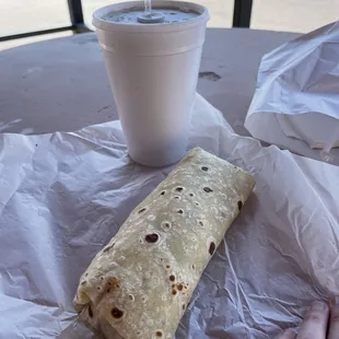 Fat Carne Asada Burrito