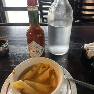 House-made soup arrived when I sat down