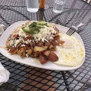 Chilaquiles rojo