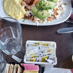 Steak Avocado Chilaquiles.