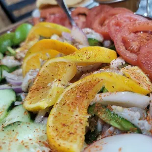 Delicious Shrimp Ceviche called Aguachile