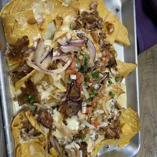 Carnitas nachos