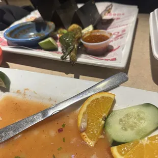 The aftermath!!!  NO LEFTOVERS!!!