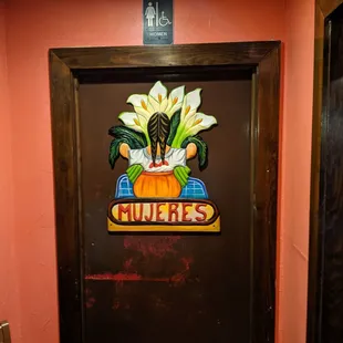 a door to a mexican restaurant