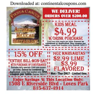 The coupon that they insisted they wouldn't honor (but after some debate they finally and reluctantly did).