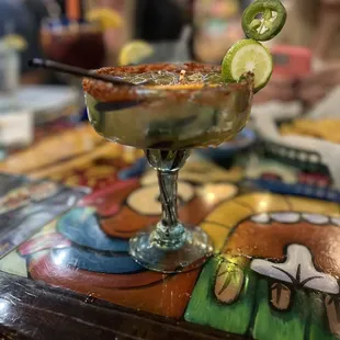 Jalapeno margarita... SMALL!