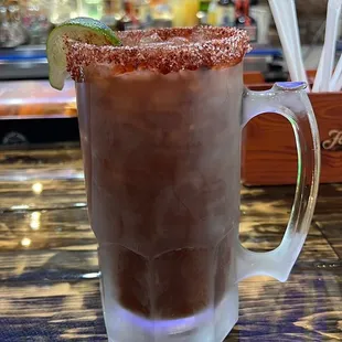 Michelada with Modelo, a great alternative to a Bloody Mary. Try it!