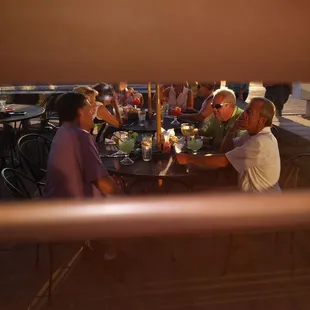 Beautiful night for outdoor dining