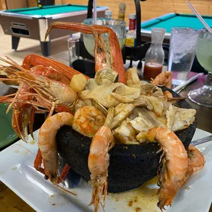 Molcajete seafood
