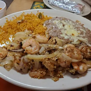 Camerones al mojo de ajo