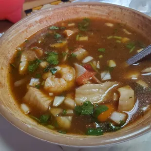 Seafood soup