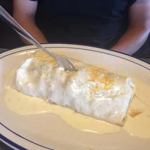 Burrito don Pepe! It's huge!