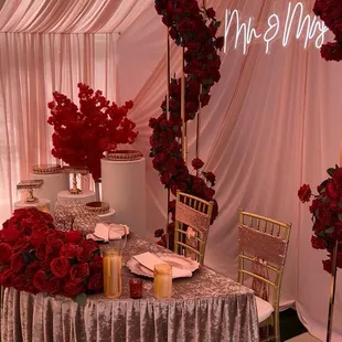 Sweetheart table