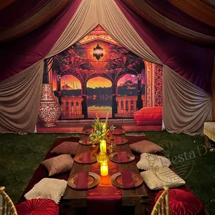 Moroccan theme birthday party