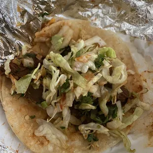 Beef taco